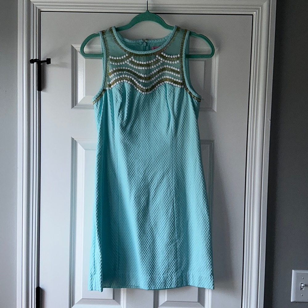 Beautiful Lilly Pulitzer Turquoise Dress